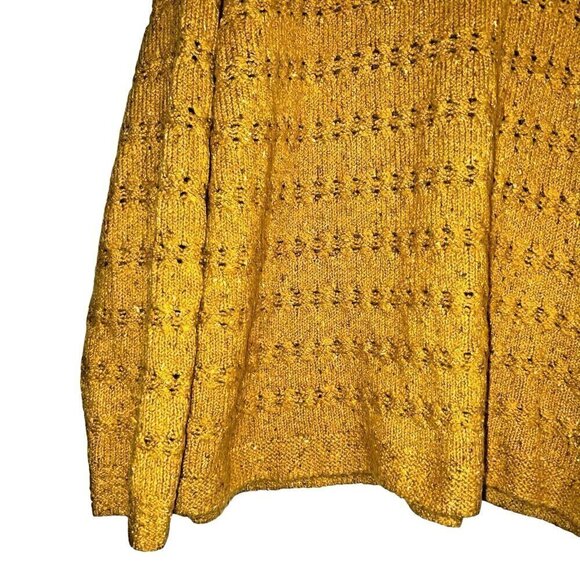 Old Navy Mustard Yellow Crew Neck Sweater - Picture 4 of 13